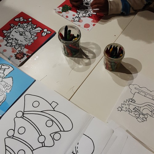 Atelier "Déco de Noël", coloriage