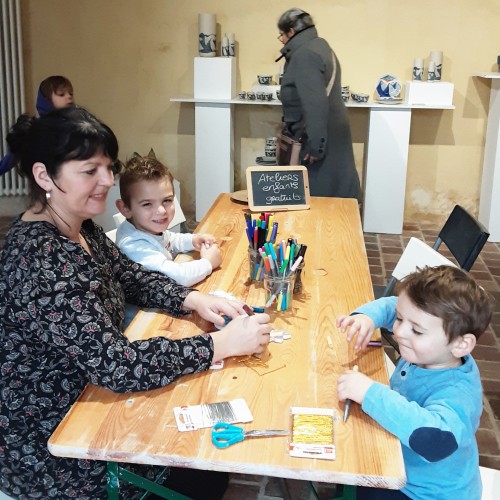 Atelier "Déco de Noël", décors sur pièces cuites